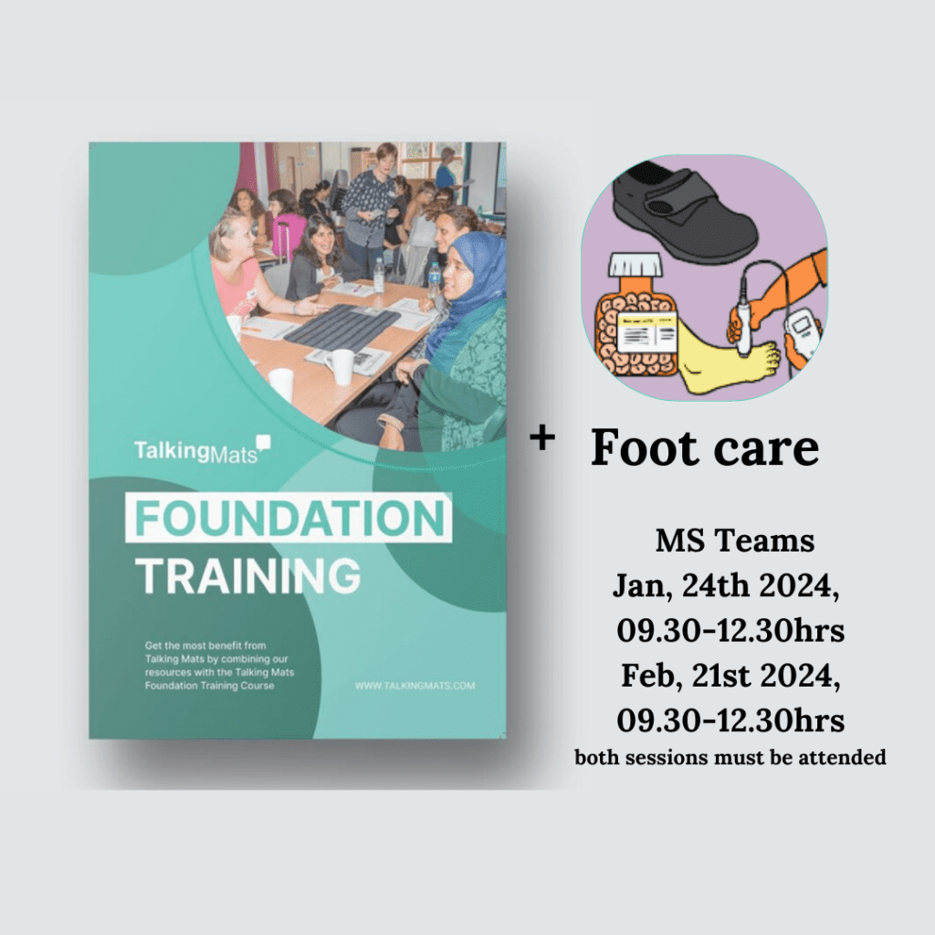 NEW Foundation Training Foot care Talking Mats